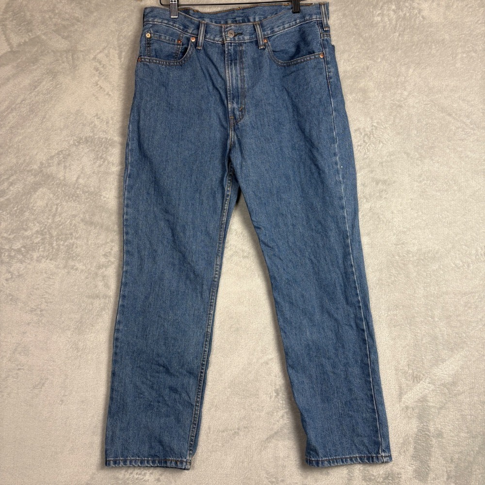 Levi's 516 Slim Straight Jeans Light‎ Wash Mens 36x30 Everyday Western